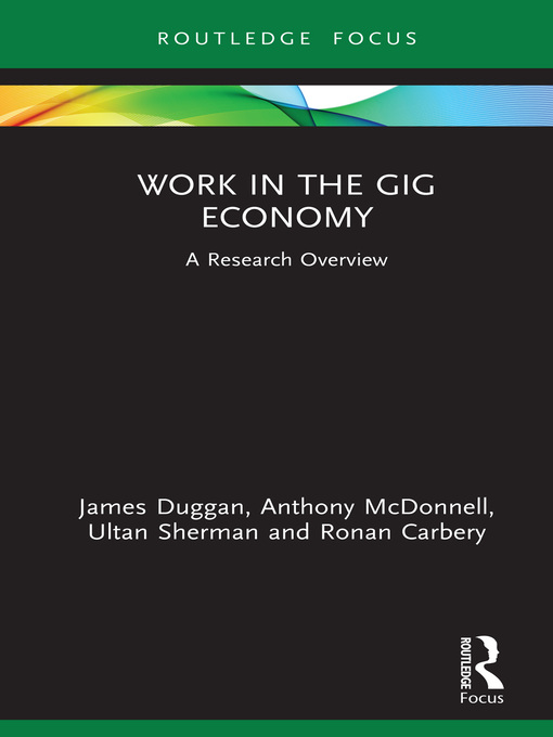 Title details for Work in the Gig Economy by James Duggan - Available